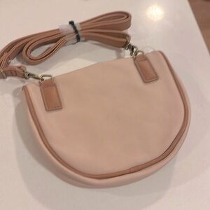 American Eagle - Blush Pink & Tan Faux Leather Crossbody Purse